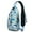 Sky-blue-128, variant on Crossbody Sling Backpack for Women Men Cute Cartoon Shark Pattern Shoulder Sling Crossbody Casual Chest Bag for Travel Sports Running Hiking