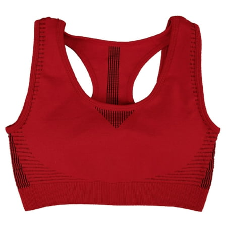 

Women S Sports Bra Cross Back Yoga Mesh Seamless Crop Top Quick-Drying Running Underwear For Fitness