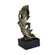thumbnail image 5 of Figura de pluma, estatua de pluma, colección de decoración, adorno creativo único Bronce 95x82x21cm, 5 of 9