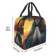 thumbnail image 3 of Disketp Sunset Meditating Bichon Frise Bolsa Térmica para Almuerzo para Hombre y Mujer, Ideal para Trabajo, Senderismo y Picnic, 3 of 8