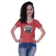 thumbnail image 1 of Moomaya T-shirt à Manches Courtes pour Femmes avec Col Rond, Écusson à Paillettes, Coupe Décontractée - 5W, 1 of 7