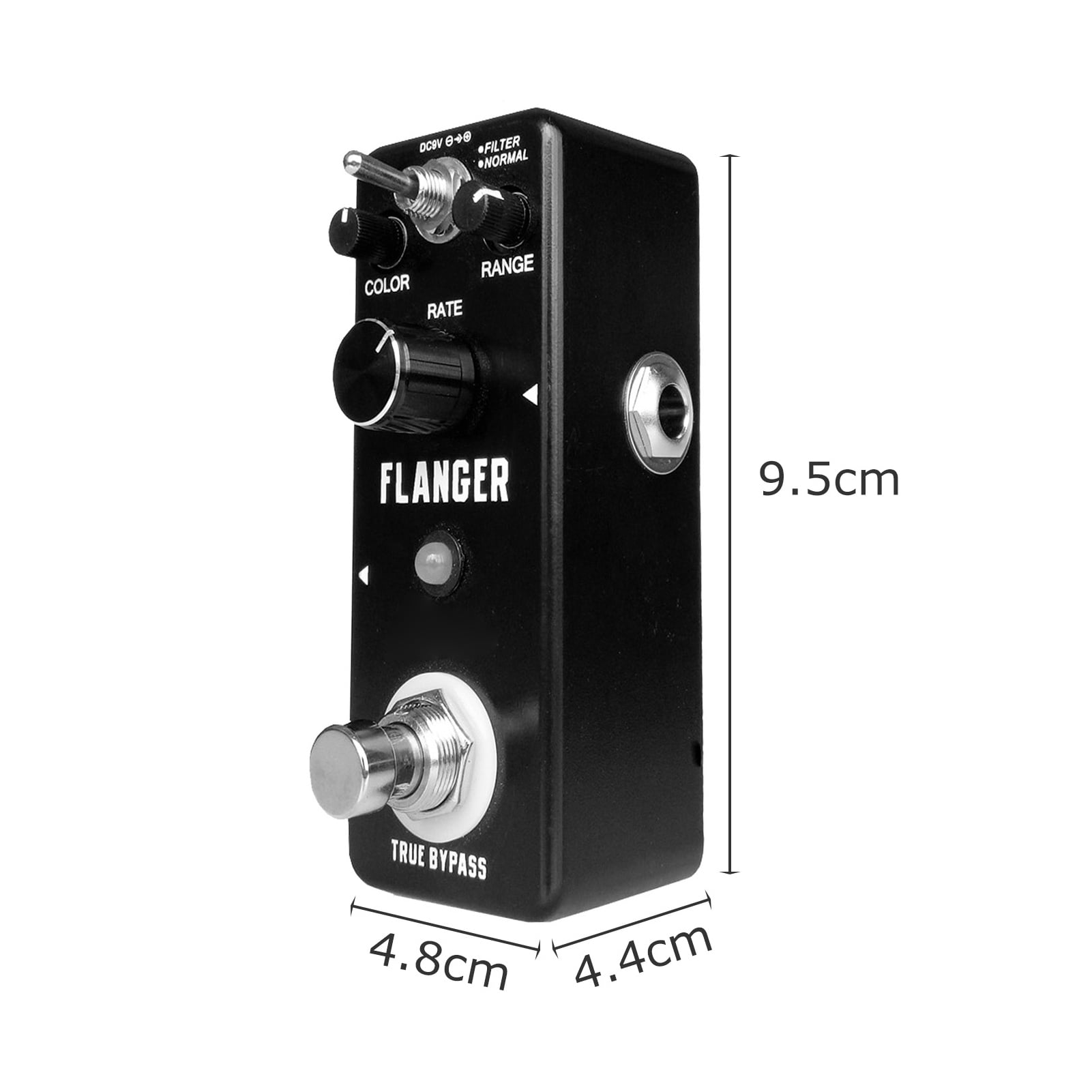 Sorven Flanger Pedal Guitar LN-312 Classic Analog Flanger Guitar Effect Pedal True Bypass Aluminum Alloy Shell
