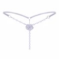 thumbnail image 1 of Ropa interior sexy para mujer, con forma de T y masaje de perlas, de cintura baja, transparente, tentación, para parejas, 1 of 5