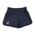 thumbnail image 1 of ASICS Womens 3IN Knit Athletic Workout Shorts navy M, 1 of 2