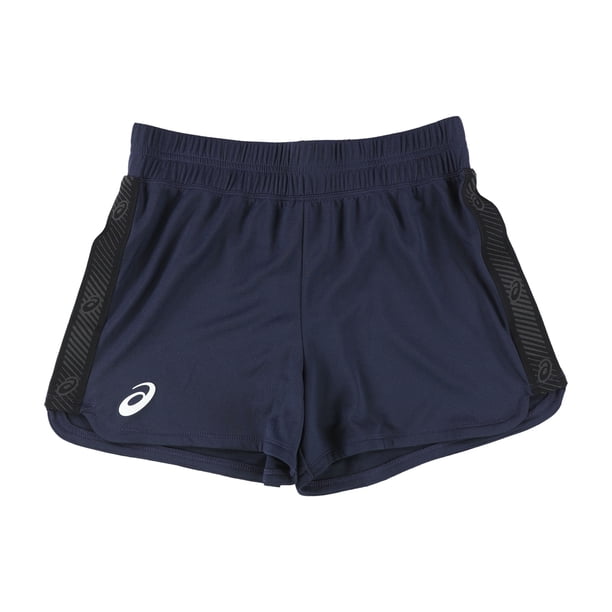 ASICS Womens 3IN Knit Athletic Workout Shorts navy M
