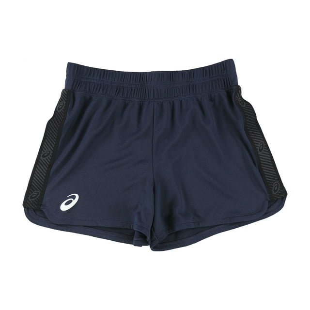 ASICS Womens 3IN Knit Athletic Workout Shorts navy M