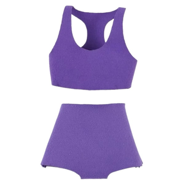 Ropa deportiva femenina a escala 1/6, disfraz, moda, ideal como regalo deportivo. Púrpura claro
