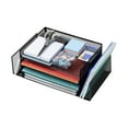 thumbnail image 6 of Mind Reader Desktop Organizer, File Storage, Paper Tray, Workspace, Office, Metal, Black, 6 of 9
