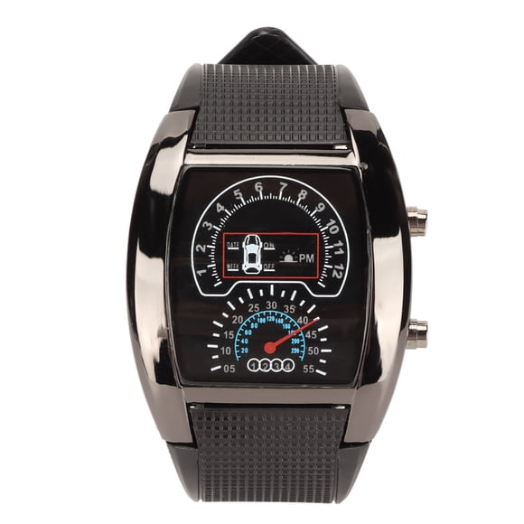 Reloj de pulsera deportivo, pantalla LED, reloj de aviación, relojes LED de alta precisión, reloj LED tipo botón, eficiencia maximizada