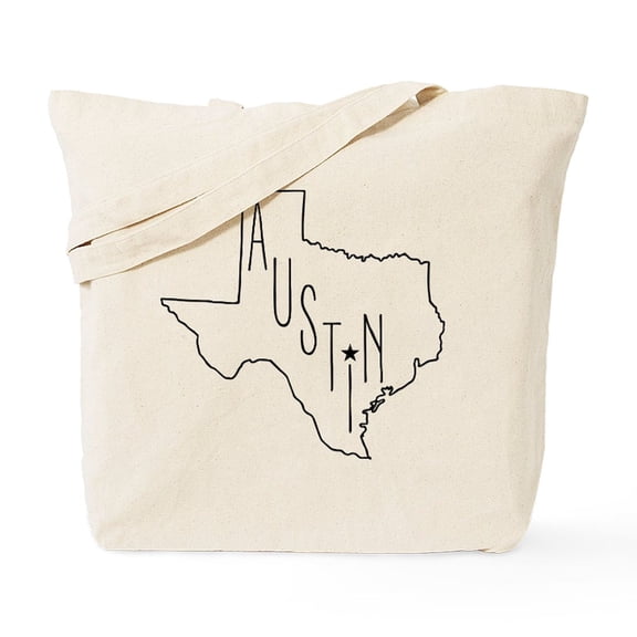 CafePress - Austin Texas Tote Bag - Unisex Canvas Tote Bag, Beige, 1-Piece