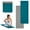 Blue, variant on Gaiam Performance Yoga Mat, Made of Durable TPE, 23.5" x 68" x 6MM Thick, Black
