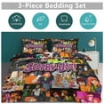 thumbnail image 6 of Scooby Doo Comforter Set 3 Pieces Quilt Cover Set Soft Bedding Sets for All Seasons (1 Comforter 102"x90", 2 Pillowcases), 6 of 8