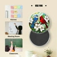 thumbnail image 5 of Glass Refrigerator Magnet 6Pcs Magnetic Fridge Sticker,Decor for Kitchen,Whiteboard,Cabinet,Pair Of Birds, 5 of 5
