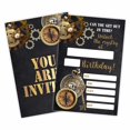 thumbnail image 1 of Mystery Escape Birthday Invitation Set - 20 Fill-In Cards with Envelopes for Kids' Parties, Perfect for Adventure-Themed Celebrations and Fun Gatherings, 1 of 5