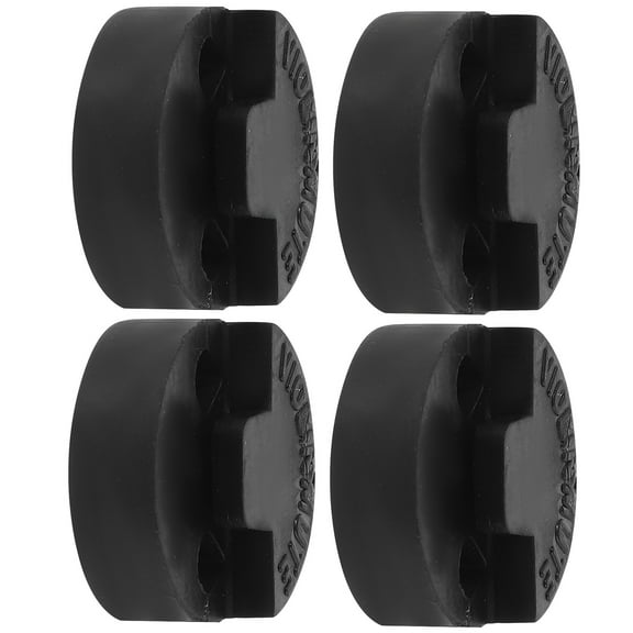 unbranded 4 Pcs Mute Violin Noise Reduction Violin Violin Mute 1.90X1.90X0.90CM Black