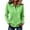 Fluorescent Green, variant on Polo Shirts For Women Long Sleeve Solid Color Collared Button Vintage Cute Fall Tops, 2XL