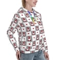 thumbnail image 6 of Sigee Gnomes and Hearts for Women's Pullover Hoodie Sweatshirts Adult Casual Long Sleeve Sweatshirts ,Sizes S-2XL-XX-Large, 6 of 7