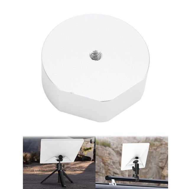 Trípode Mini Antena Parabólica Adaptador De Montaje En Trípode aleación De Aluminio Para Trípode Con Rosca De 1/4 Pulg.-20 Y 3/8 Pulg.-16 U Otro Soporte De Fijación