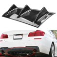 thumbnail image 2 of Soumake Universal Auto Car Rear Bumper Chassis Deflector Shark Fin Spoiler Accessory, 2 of 5