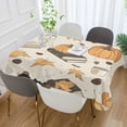 thumbnail image 2 of Yayeee Tablecloths 60" x 90" Rectangle Wrinkle Resistant Party Table Cover, Beige Fall Books, 2 of 8