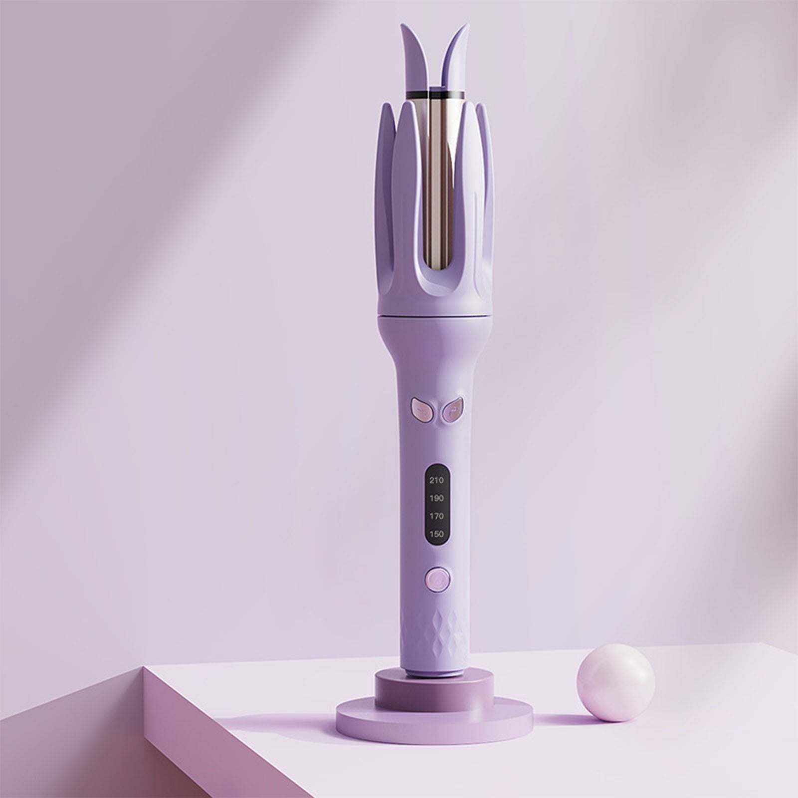 sdhkgrrt Automatic Hair Curling Wand, Fully Automatic Curling Iron, Smart Hair Curler For Beginners, Lazy Rotating Curling Stick, Temperature Controlled Curling Wand