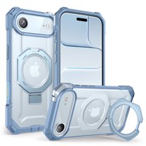 SUPCASE UBGrip for 2025 iPhone Air 6.5" Case with Camera Control Button with Kickstand Rugged Shockproof Anti-Slip Grip Case [Compatible with MagSafe] Magnetic Phone Cover for iPhone Air, 6.5", Arctic