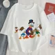 thumbnail image 3 of branco topos pato donald margarida dos desenhos animados impressão camiseta feminina harajuku estética tshirt moda y2k feminino t camisa roupas presentes, 3 of 5