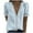Sky Blue, variant on Giftesty Womens Plus Size Women's Summer V-Neck Lace Patchwork Short Sleeve Top Blouse