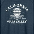 thumbnail image 3 of Instant Message - California Napa Valley Hot Air Balloon - Women's Lightweight French Terry Long Sleeve Shirt, 3 of 6