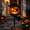 B, variant on Solar Halloween Pumpkin Pathway Lights, 11.4in Waterproof Resin Pumpkin Stake Lights Solar Halloween Decorations Outdoor Fall Decoration Light for Yard Outside Garden