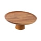 thumbnail image 1 of Soporte para tartas con base de madera y bandeja para servir frutas para celebraciones, bodas y graduaciones. 25 centímetros, 1 of 8