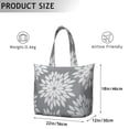 thumbnail image 5 of Rustic Tribal Weekender Bag for Women, Abstract Floral Travel Duffel with Boho Chic Artistic Style, Lightweight Tote for Weekend Use, 5 of 5
