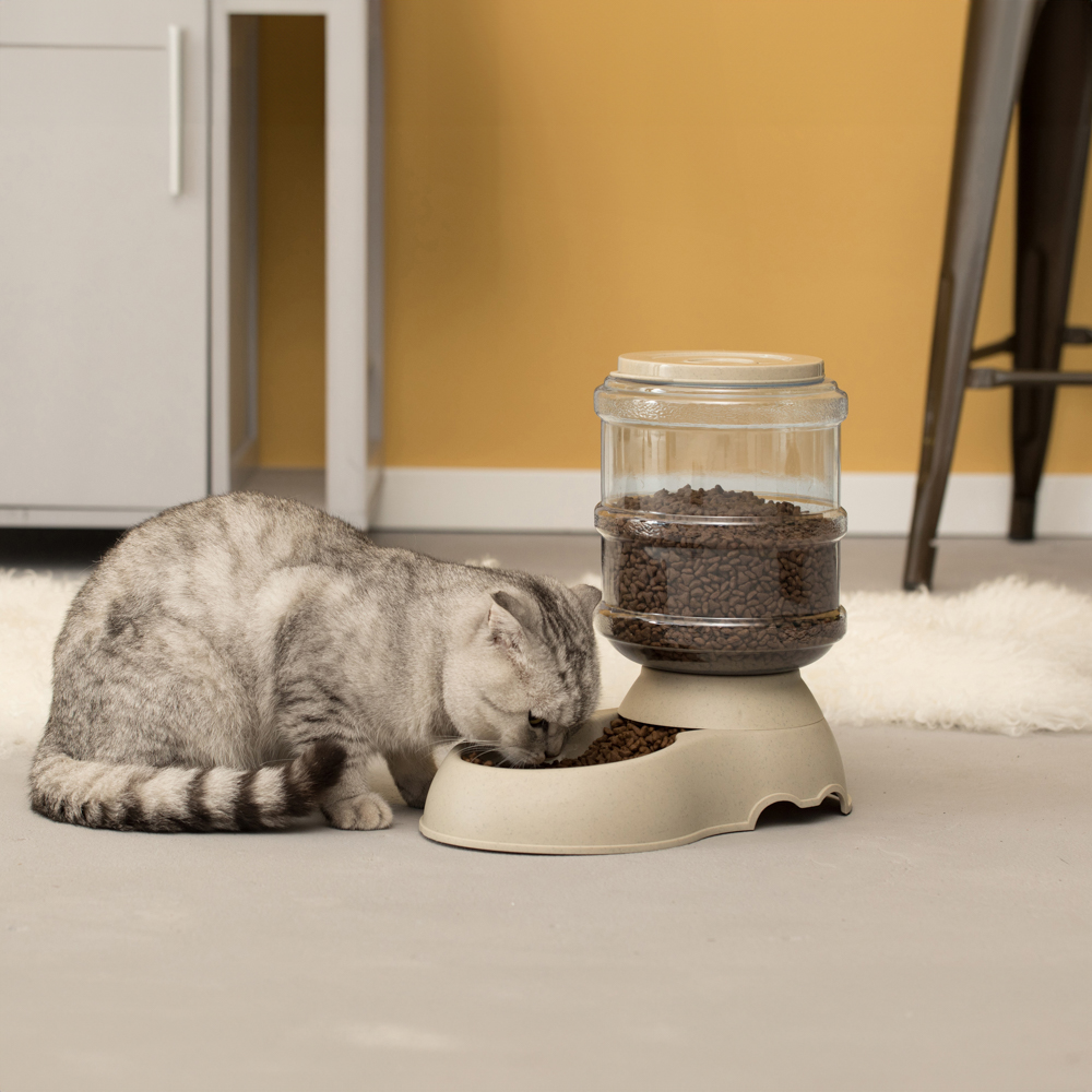 Automatic Self Dispensing Gravity Pet Feeder for Cats and Dogs - Large Capacity, Food Dispenser