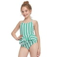 thumbnail image 4 of MUXiin Girls Swimsuit Size 6 One Piece Tankini Embroidered Details Girls Bathing Suit Quick Dry Durability Pool Party Swimsuit Stretchy Children's Summer Swimming Outfit, 4 of 7