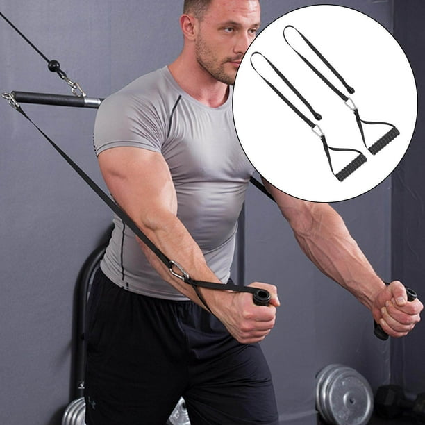 Maoww Triceps Rope Pull Down Handle Heavy Duty Pulley System for