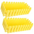 thumbnail image 2 of Miangastore 2Pcs Flower Window Box Fence Planter Box Decorative Planting Pot Rectangular Flower Container, 2 of 9