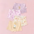 thumbnail image 2 of Yindaity Toddler Underwear Girl's Boy Shorts, Soft, Tagless Panties, Underwear Multipack for Kids and Teens(Purple,6-8 Years), 2 of 5