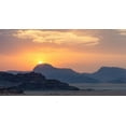 thumbnail image 2 of Hellmann, Stan 14x9 Gold Ornate Wood Framed with Double Matting Museum Art Print Titled - Wadi Rum Sunrise, 2 of 4