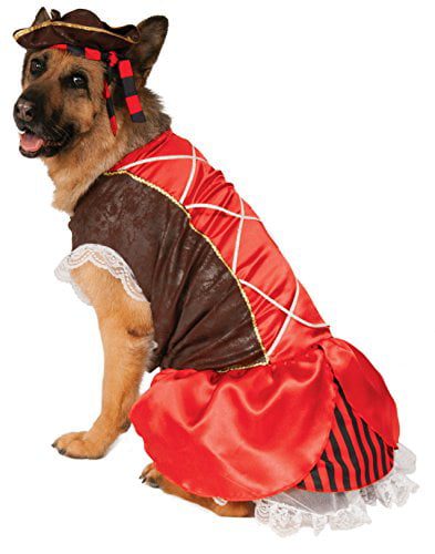 393px x 500px - Big Dogs Pirate Girl Dog Costume, XXX-Large - Walmart.com