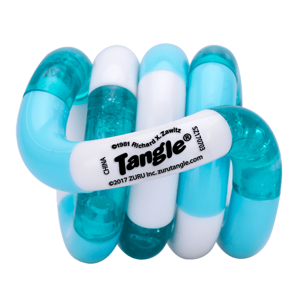 Fidget Item ADHD Toy Stress Reliever Tangle Jr Classic Blue 