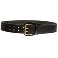 thumbnail image 4 of Women's Litchi Veined Double Stitch Double Hole Tapered Leather Belt, 4 of 6