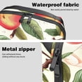 thumbnail image 4 of Peach Digital Pouch Oxford Cloth Waterproof Storage Bag Collapsible Cable Organizer Wire Cord Holder 5.9x9.44x3.14 in, 4 of 6