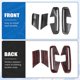 thumbnail image 5 of Car Front Bumper Side Splitter Spoiler Canards for BMW Carbon Fiber, 5 of 5