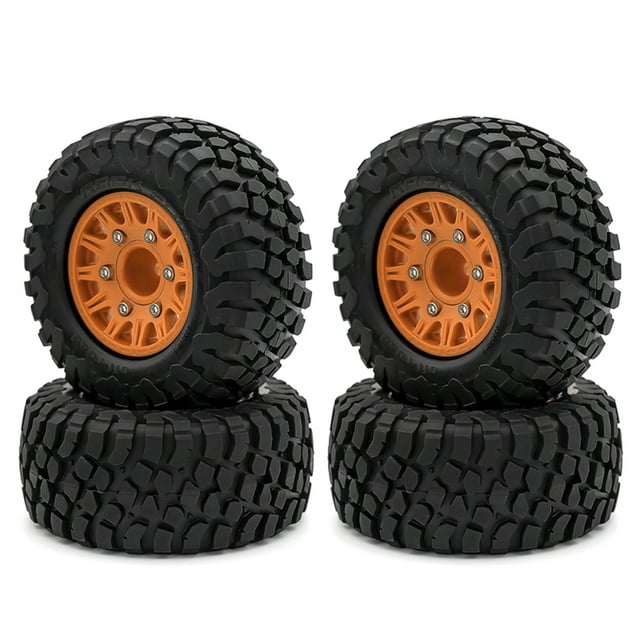 Car Tires with Wheel Rims 4pcs Replacement for 110 K1 Short Truck