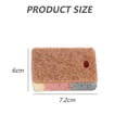 thumbnail image 2 of Natural Kitchen Sponges, Dual-Sided Non-Scratch Scrubber For Efficient Cleaning, Heavy Duty Yet Gentle On Surfaces, 10 Pack Of Biodegradable Wood Pulp Sponges, 2 of 6
