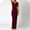 🔥 Wine, variant on Sentmoon Plus Size Dresses Regular Fit Sleeveless Crew Neck 2026 Graduation Dress Solid Color Spaghetti Strap Cute Summer Dresses for Women Trendy for Daily and Commute White XL