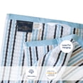 thumbnail image 4 of Craftsworth 100% Cotton Kitchen Towel, 15x26-Pack of 6, Stripe Aqua Combo, 4 of 5
