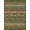 Green Tan Red, Pattern 9, variant on ODIKA Fishing Lure Motif With Patriotic Bass And Distressed Frame Vintage Flowing Pet Friendly & Kids Safe Play for Playroom, Bedroom, Reading Nook