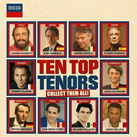 Various Artists - Ten Top Tenors - Classical - CD
