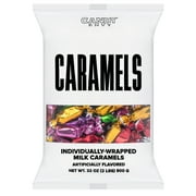 Candy Envy Assorted Color Individually Wrapped Caramels - 2 Pound Bag